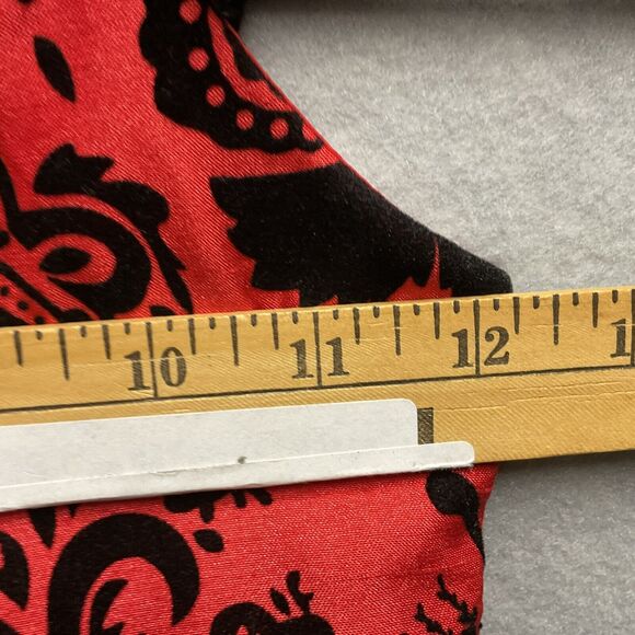 Wonder Nation Girls Red Special Occasion Dress Size 5 Holiday Ties Faux Fur - Picture 12 of 12